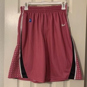 Nike Woman’s Small Basketball Shorts Pink NCAA